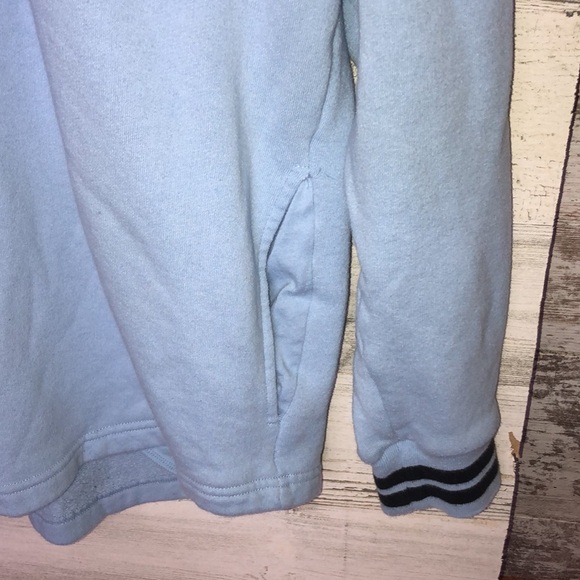 PINK Victoria's Secret quarter button up Blue/black Size small sweatshirt PINK‌ - Picture 6 of 10